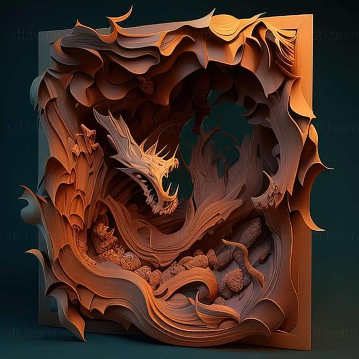 3D модель Гра Лігво Драконів (STL)